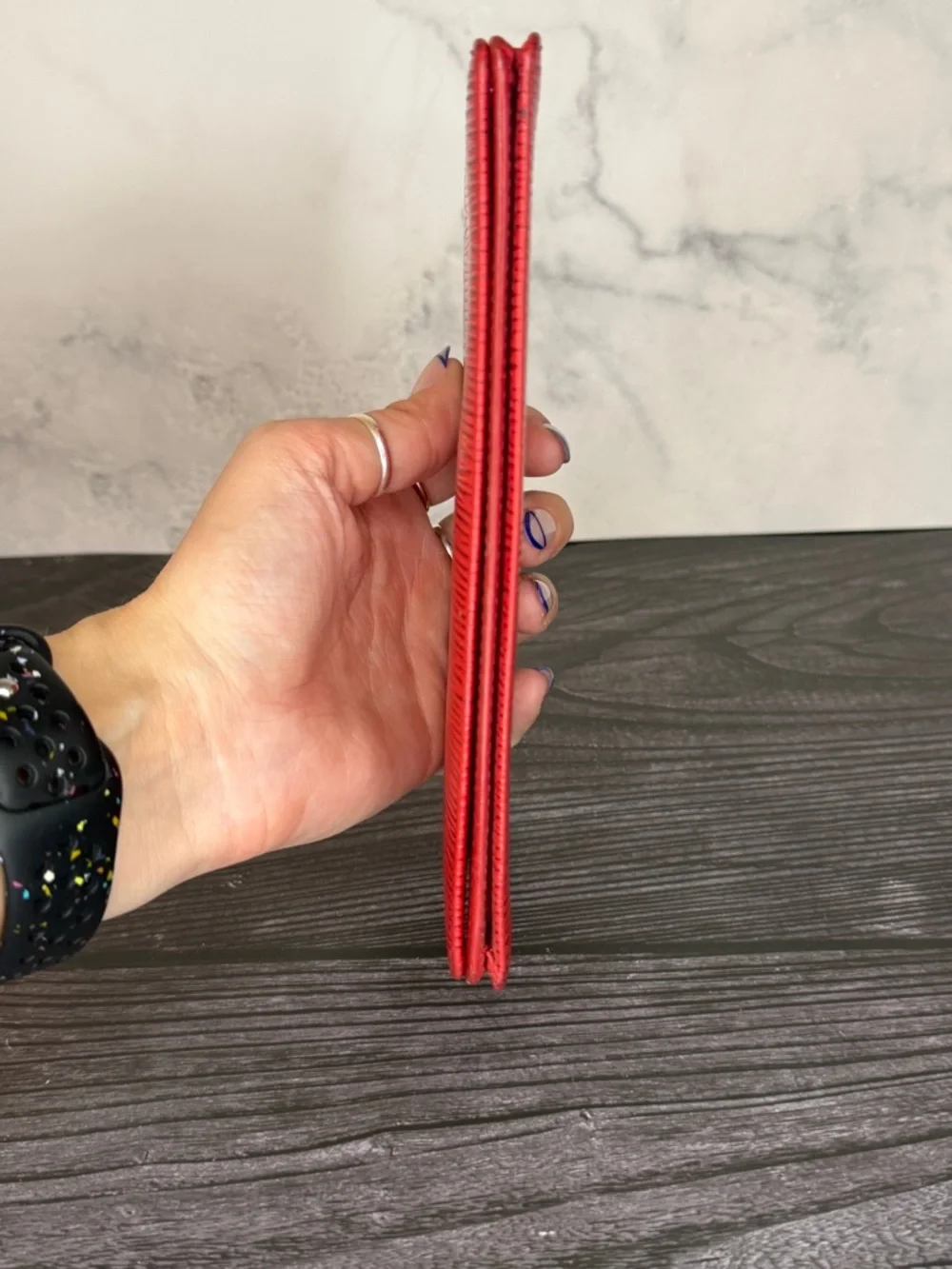Louis Vuitton Epi Red Long Bifold Wallet | Vintage | Date Code: CA0964